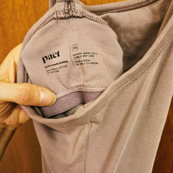 Pact Fit and Flare Maxi Dress Pale Purple/Lavendar - Picture 3 of 4